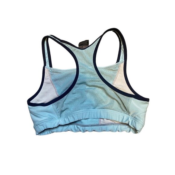 NIKE Light Blue Dri-Fit Razor Back Sports Bra Size M - Picture 2 of 4